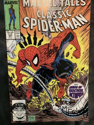 Stan Lee And Todd Mcfarlane Signed Spiderman Marvel Tales 223