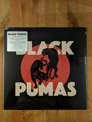 Black Pumas BLACK AND RED SPLIT VINYL /750 & RARE funk soul 2