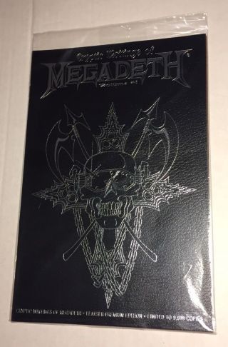 Cryptic Writings Of Megadeth 1 Leather Premium Limited Edition Chaos Sh2