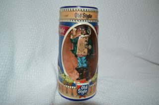 1990 Limited Edition Old Style Beer Stein G.  Heileman Brewing Co Collectible
