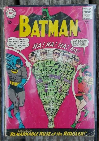 Batman Dc Comics 171 1st Appearance Silver Age Riddler (vintage)