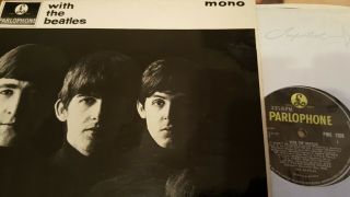 THE BEATLES With The Beatles UK MONO Parlophone PMC 1206 ' Jobete ' 1N 1N 4