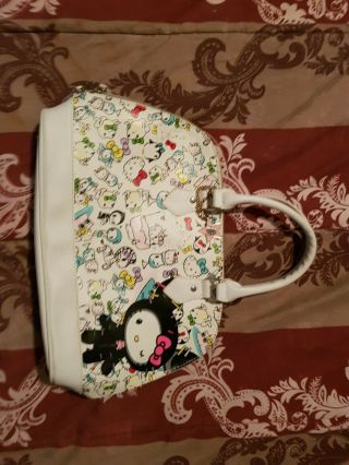 Vhtf Tokidoki X Hello Kitty & Friends Sanrio Zippered Hand Bag W/charm - Euc