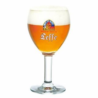 Leffe Belgian Beer Glasses Set Of 6 Stemmed Chalices 25 Cl