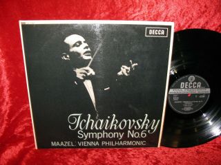 1964 Uk Nm Sxl 6164 Ed2 Wbg Stereo Tchaikovsky Symphony 6 Vpo Maazel