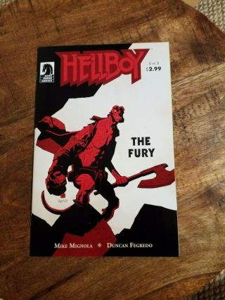 Hellboy The Fury 1 2 3 Complete Set & Being Human One Shot