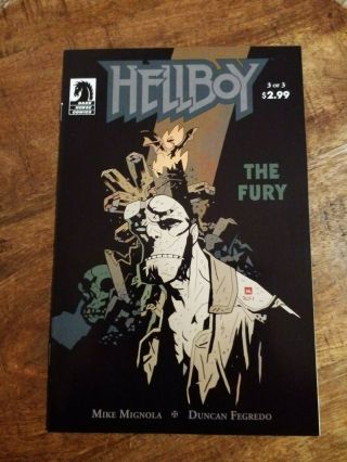 Hellboy The Fury 1 2 3 Complete Set & Being Human One Shot 3