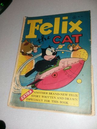 Felix The Cat 1947 Dell Four Color Comics 135 Golden Age Classic King Features
