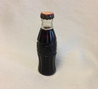 Vintage Coca - Cola Coke Bottle Miniature Advertising Lighter 2 1/2 "