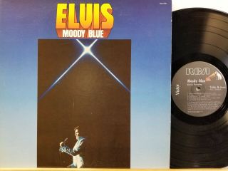 Elvis Presley Moody Blue Rca Aql - 1 - 2428 Nm - /ex Black Vinyl 3rd