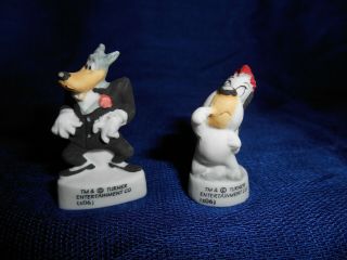 TEX AVERY Set 10 Matte Mini Figurines French Porcelain FEVES Wolfie RED Droopy 5