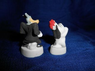 TEX AVERY Set 10 Matte Mini Figurines French Porcelain FEVES Wolfie RED Droopy 6