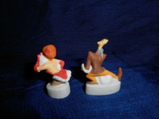 TEX AVERY Set 10 Matte Mini Figurines French Porcelain FEVES Wolfie RED Droopy 8