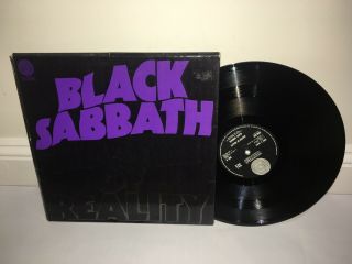 Black Sabbath - Master Of Reality Lp Box Sleeve Vertigo 1971 Uk 1st Press Vg,  Vg,