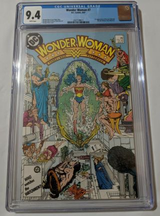 Wonder Woman 7 Cgc 9.  4