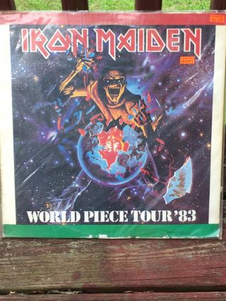 2 Lp Set Iron Maiden World Piece Tour 