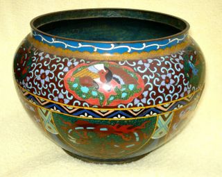 Antique Chinese Cloisonne Pot Late 19th century,  early 20th, 7