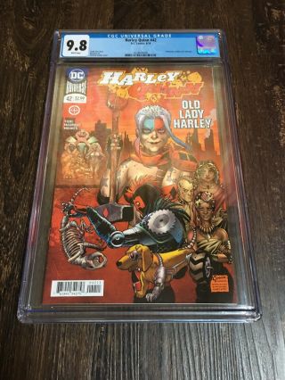 Harley Quinn 42 Cgc 9.  8 White Pages Dc Universe Old Lady Harley