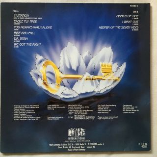 Helloween ‎– Keeper Of The Seven Keys - Part II N 0117 - 1 GERMANY EX,  LP 4