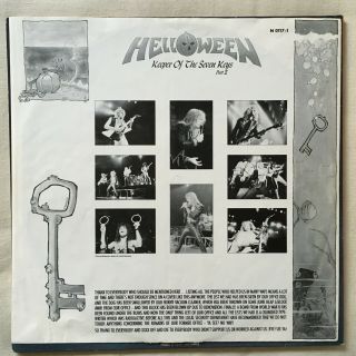 Helloween ‎– Keeper Of The Seven Keys - Part II N 0117 - 1 GERMANY EX,  LP 6