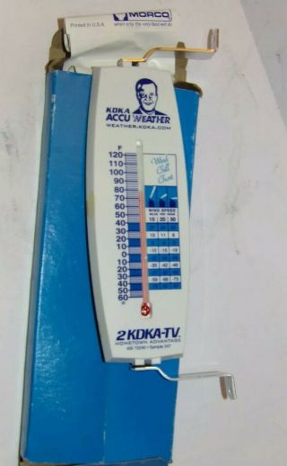 Thermometer Kdka Tv Channel Weather Advertising