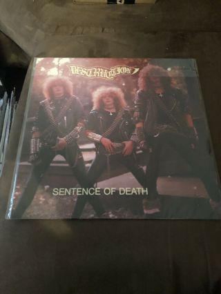 Destruction - Sentence Of Death Ep 1st Press Vinyl Thrash Metal Slayer Metallica