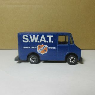 Old Diecast Hot Wheels Blackwall Scene Machines Swat Van With Dogs Hong Kong