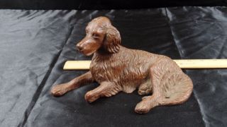 Vintage Red Mill Manufacturing Mfg Dog Figurine Sculpture Irish Setter Statue D2