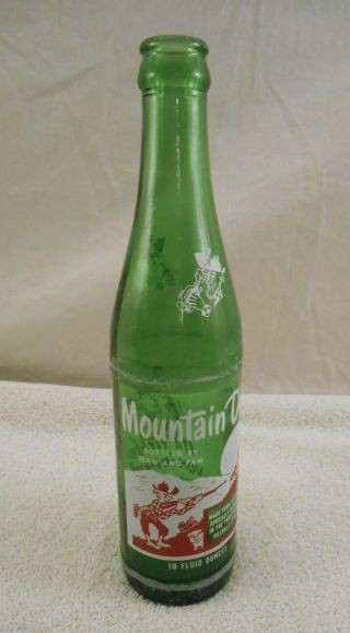 VINTAGE “RARE” MOUNTAIN DEW “ BOTTLED BY MAW AND PAW ” 10 OZ.  BOTTLE 2