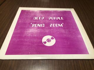 Deep Purple Sonic Zoom Rare Live Hard Rock Purple Sleeve Lp