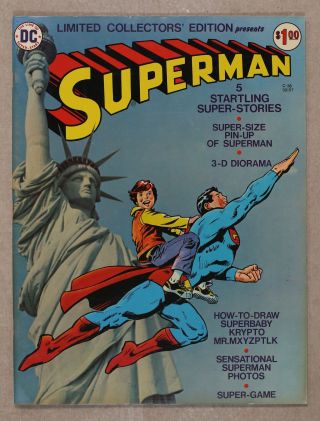 Superman Dc Treasury Edition C - 38 1975 Vg,  4.  5