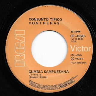 Deep Cumbia 45 Conjunto Tipico Contreras Cumbia Sampuesana/capricho Egipcio Hear