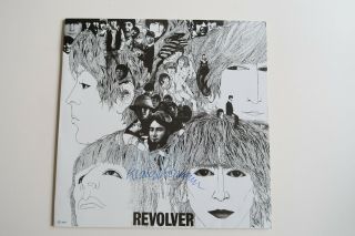The Beatles Revolver Lp Record - Signed By Klaus Voormann