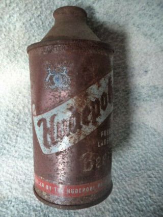 1 Old Rusty Vintage Hudepohl Beer Cone Top Can