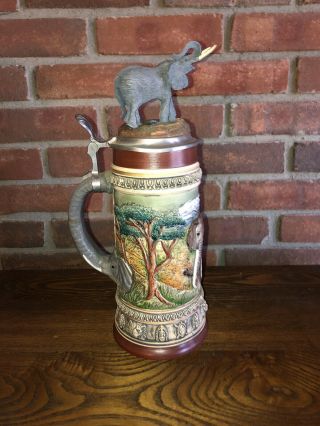 Great Animals of the World Stein Series Elephant Limited Edition 1132/2500 4
