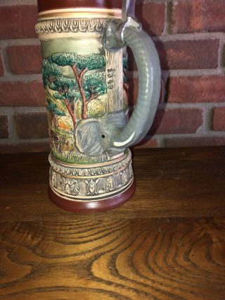Great Animals of the World Stein Series Elephant Limited Edition 1132/2500 5