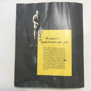 Vintage 1959 Pittsburgh Yellow Pages Directory Great history and genealogy book 4
