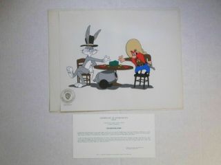 Warner Bros Looney Tunes Bugs Bunny & Yosemite Sam Cel