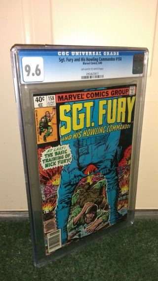 Sgt.  Fury 158 Cgc 9.  6 Off White To White Pages