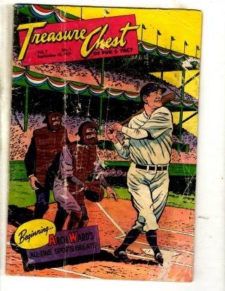 5 Treasure Chest Of Fun & Fact Catholic Comic Books 1 (1951) 3 6 17 10 Jl32