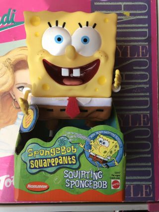 Nickelodeon Spongebob Squarepants Squirting Spongebob Figure Water Pool Toy