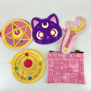 Sailor Moon Articles Coffret Set Of 5 Pouch Gashapon Us