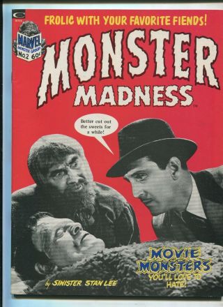 Monster Madness 2 Fine - Very Fine Stan Lee Monster Cover