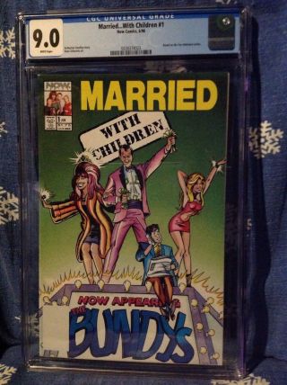 Married With Children 1 Cgc 9.  6 Wp Now Comics 1990 Fox Tv Show