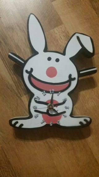 Happy Bunny Clock