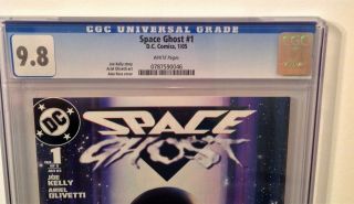 Space Ghost 1 2005 CGC 9.  8 DC Joe Kelly Ariel Olivetti Alex Ross 4
