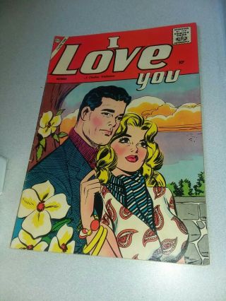 I Love You 20 Charlton Comics 1958 Early Silver Age Romance Good Girl Art