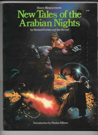 Tales Of The Arabian Nights Corben 1979 Heavy Metal Aladdin Gn Sc 84pp Fn/vf