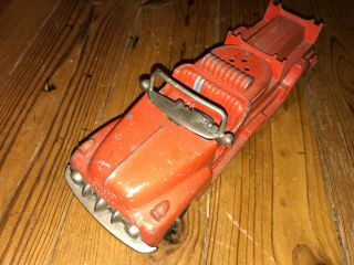 Vintage Hubley Kiddie Toys Fire Engine / Ladder Truck 2