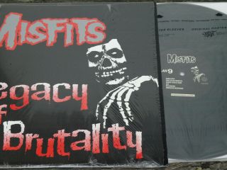 Misfits Legacy Of Brutality Punk Vinyl Record Album